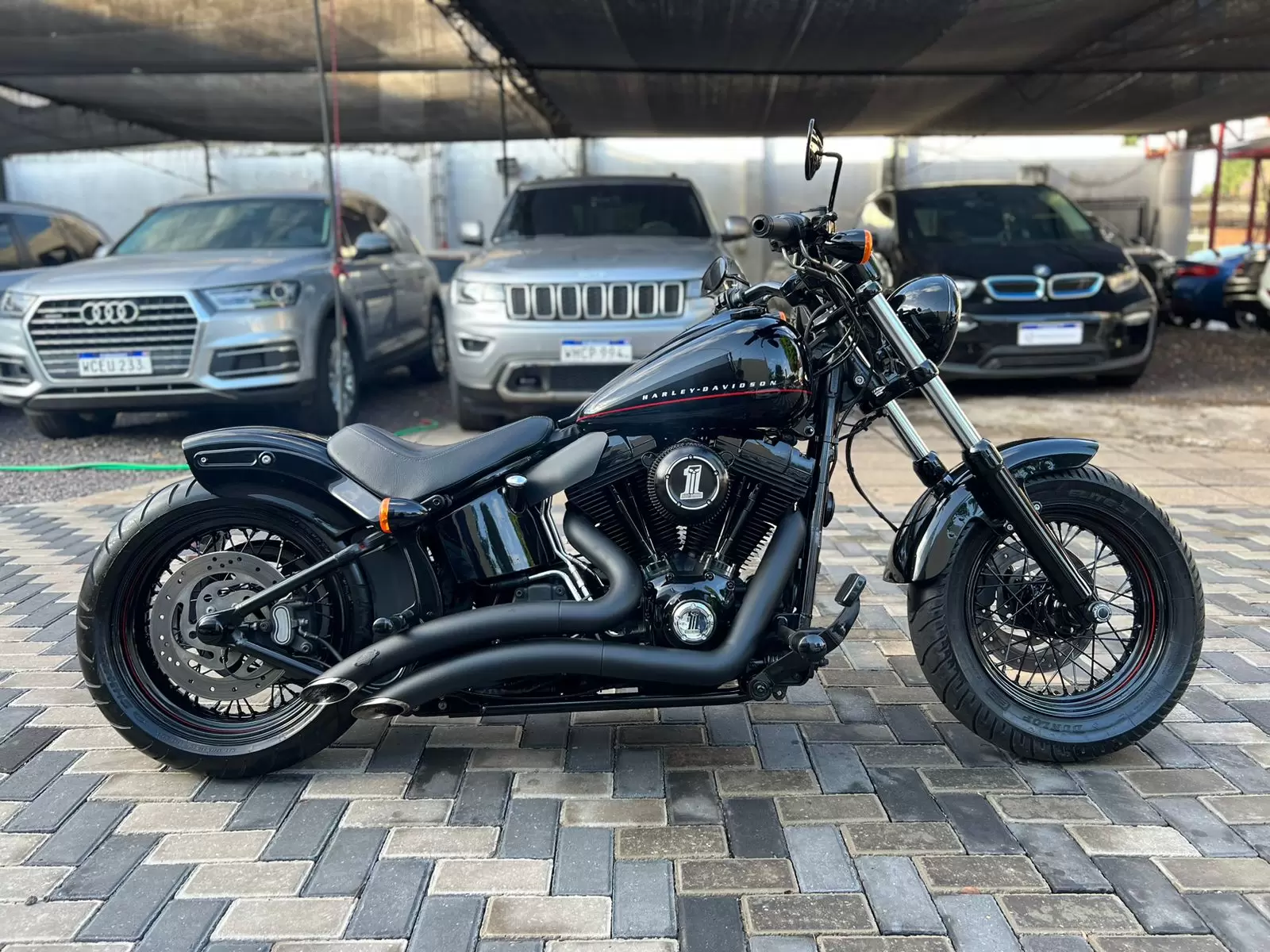 Harley Davidson Softail Blackline 2012 en Globalmotors, Asunción, Paraguay. - Imagen 8
