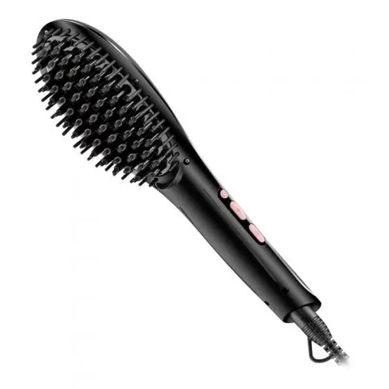 Cepillo alisador Mondial Glam Pro EA-04: Control de temperatura ajustable