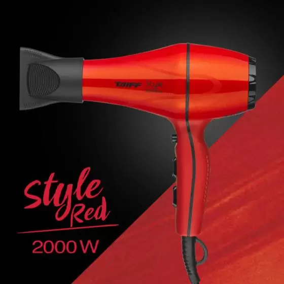  Secador Taiff Style Red 2000W - Potente y Liviano
