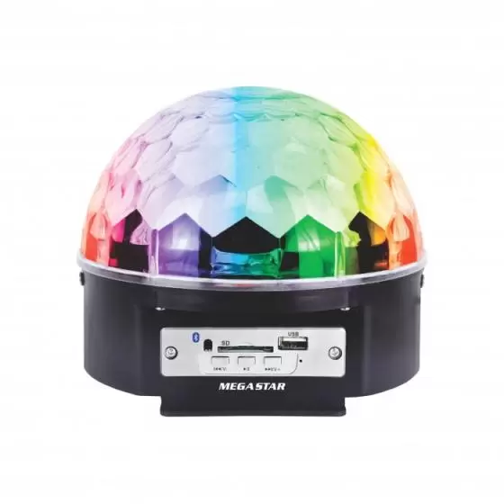 Luces de colores Mega Star LS408BT - Bluetooth, MP3, efectos de agua