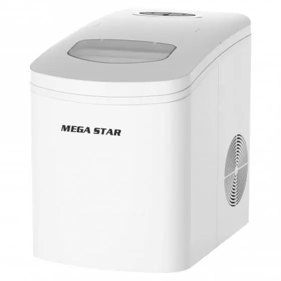 Fabricadora de Hielo Mega Star ZB20L: Compacta, Automática y Portátil