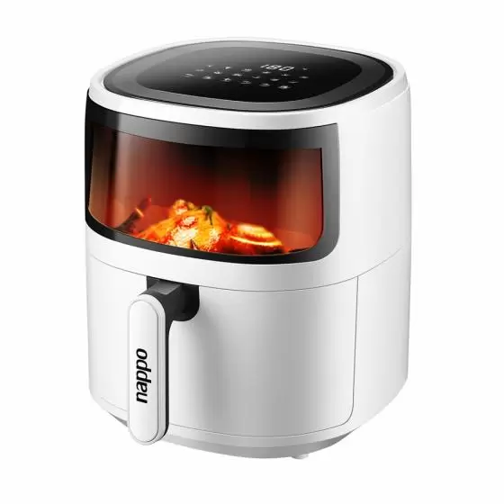 Freidora digital sin aceite Nappo 5,7 litros con visor transparente