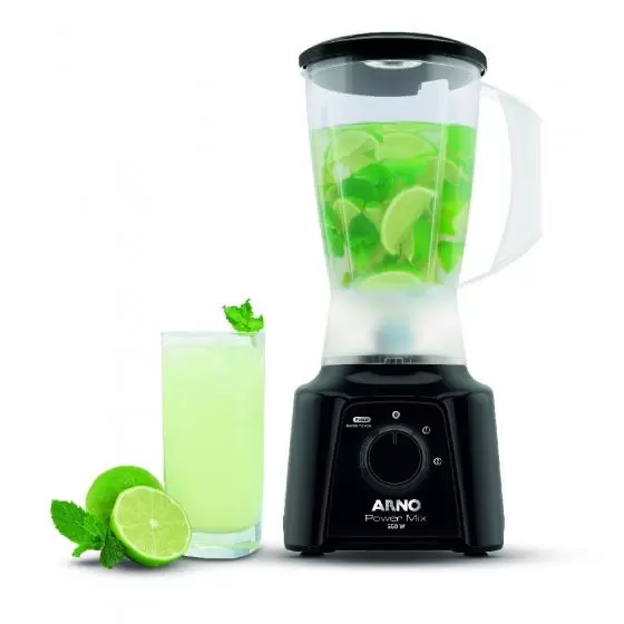 Licuadora Arno LQ10 Powermix Negra 2 Velocidades 550W 220V - Nueva