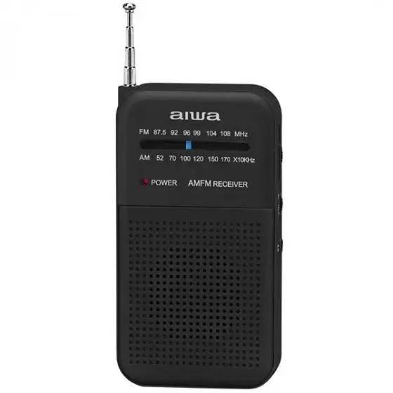 Radio analoga Aiwa AW-FML1 AM/FM a pilas - Compacta y portátil.