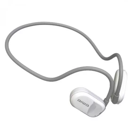 Auriculares Bluetooth AIWA por conducción de aire en color blanco