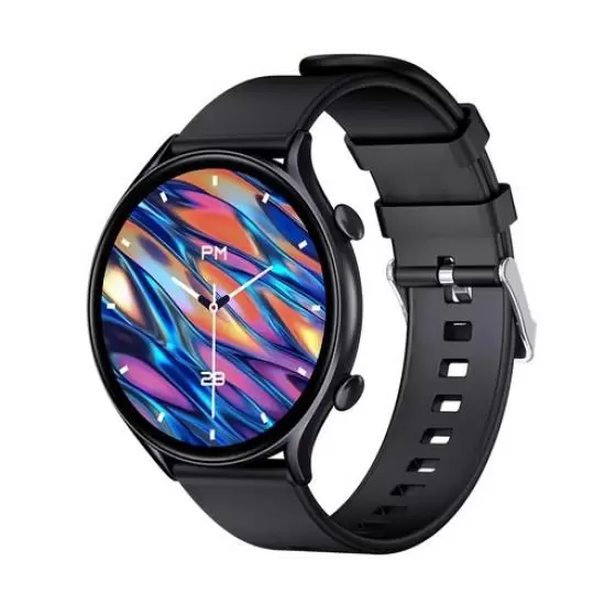 Smartwatch Kolke KVR-713 negro - Pantalla táctil, batería recargable, conexión BT.