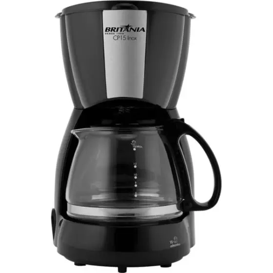 Cafetera Britania CP15 Inox 220V - Nueva, con garantía oficial
