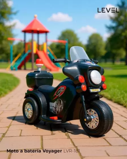 Moto a batería Level Voyager - Nueva, con música y luces