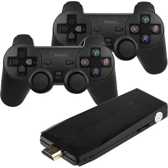 Consola Emulador Game Stick Blulory M8 con 2 Controles Inalámbricos - Imagen 2