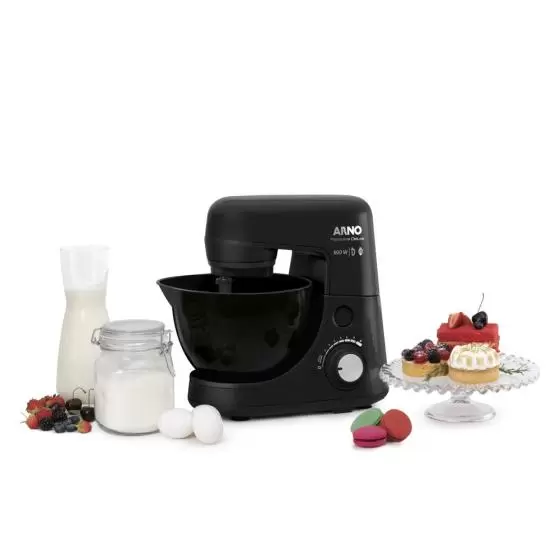 Batidora Planetaria Deluxe SX34 Negra 4L - Marca Arno - Nueva - Imagen 2