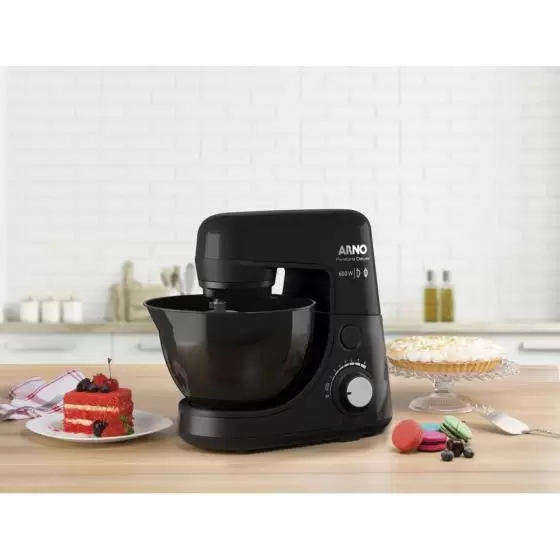 Batidora Planetaria Deluxe SX34 Negra 4L - Marca Arno - Nueva - Imagen 3