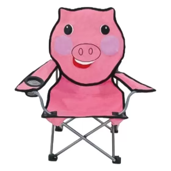 Silla de camping Level Pinkpig, resistente y compacta, ideal para exteriores