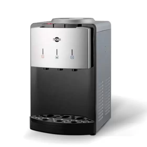 Bebedero de mesa Tokyo New Crystal 3 temp. c/compresor negro