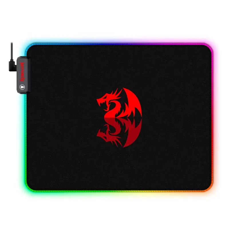 Mouse Pad Redragon Pluto P026 RGB: Iluminación Personalizable y Cómodo