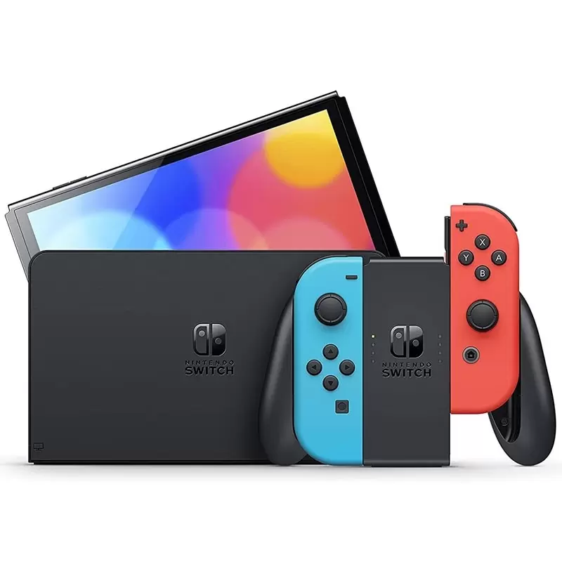 Consola Nintendo Switch OLED 64GB - Pantalla Vibrante de 7