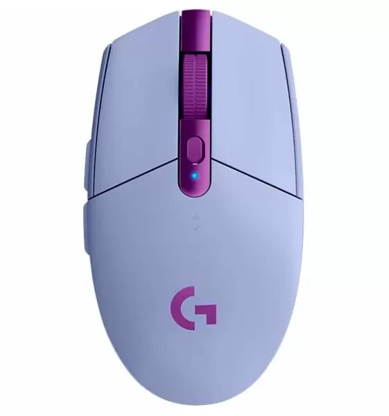 Mouse Gamer Logitech G305 Wireless RGB, 12000 DPI, Violeta