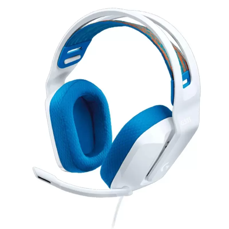 Auriculares Gamer Logitech G335 Blancos, ligeros y cómodos