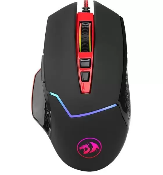 Mouse Gamer Redragon M907 RGB, 12 Botones Programables