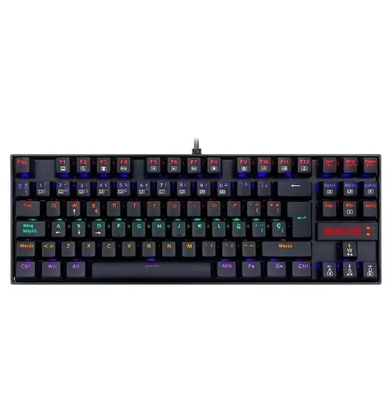 Teclado Mecánico Redragon Kumara K552W RGB - Compacto y Duradero