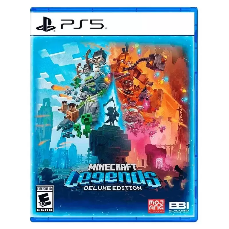 Juego PS5: Minecraft Legends Deluxe - Estrategia y Aventura Épica