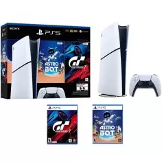 Consola PS5 Slim Digital 1TB con Astro Bot y Gran Turismo - Imagen 1