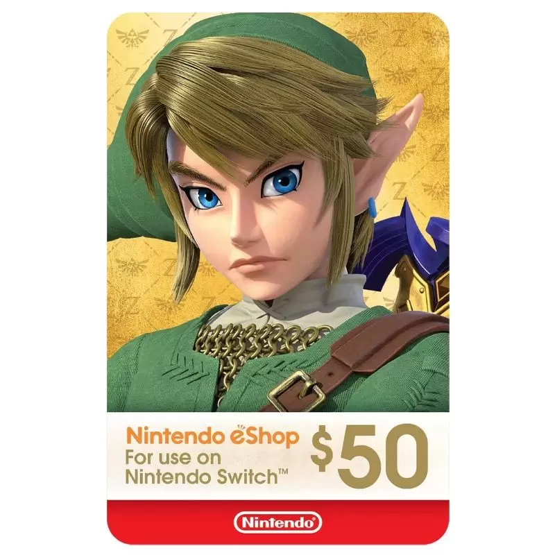 Gift Card Nintendo eShop $50 - Código para canje fácil