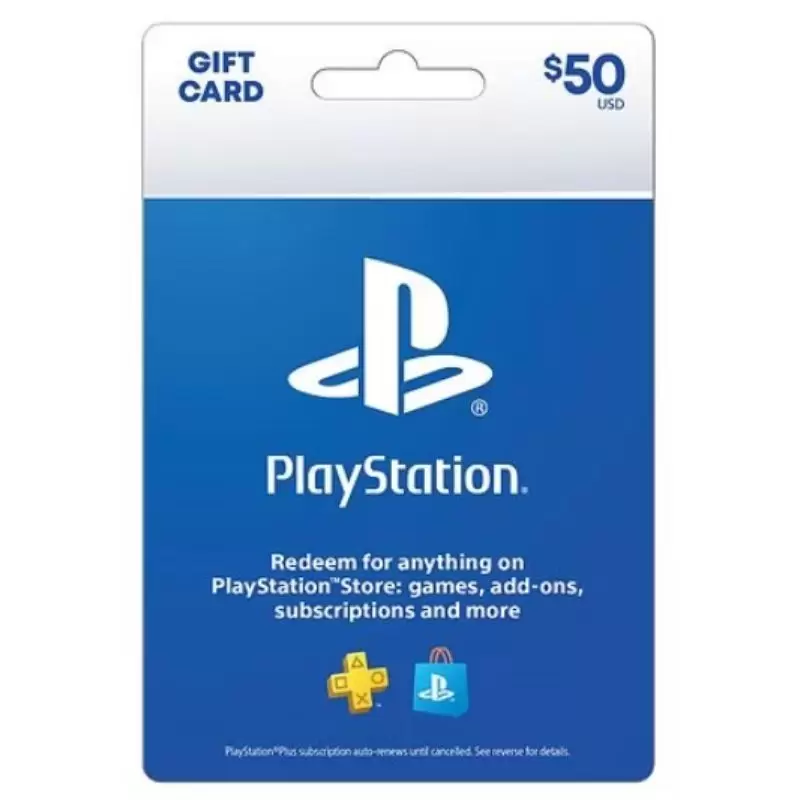 Gift Card PlayStation Store $50 - Código Digital para Juegos