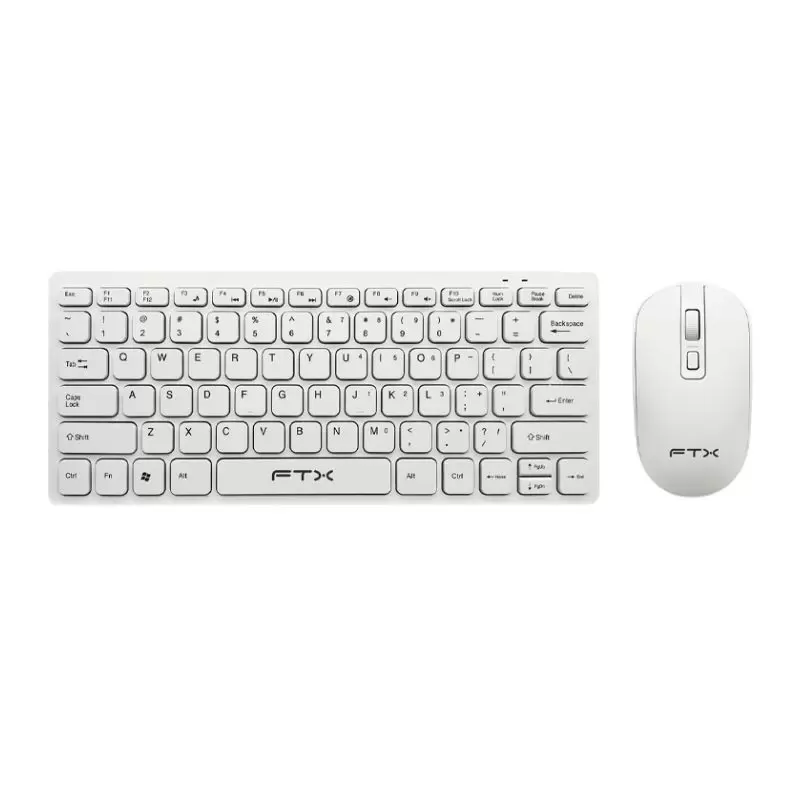 Combo Teclado y Mouse Inalámbricos FTXGK03 - Diseño Compacto