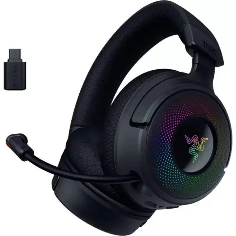 Auriculares Gamer Razer Kraken V4 Pro Wireless - Inalámbricos y cómodos - Imagen 3