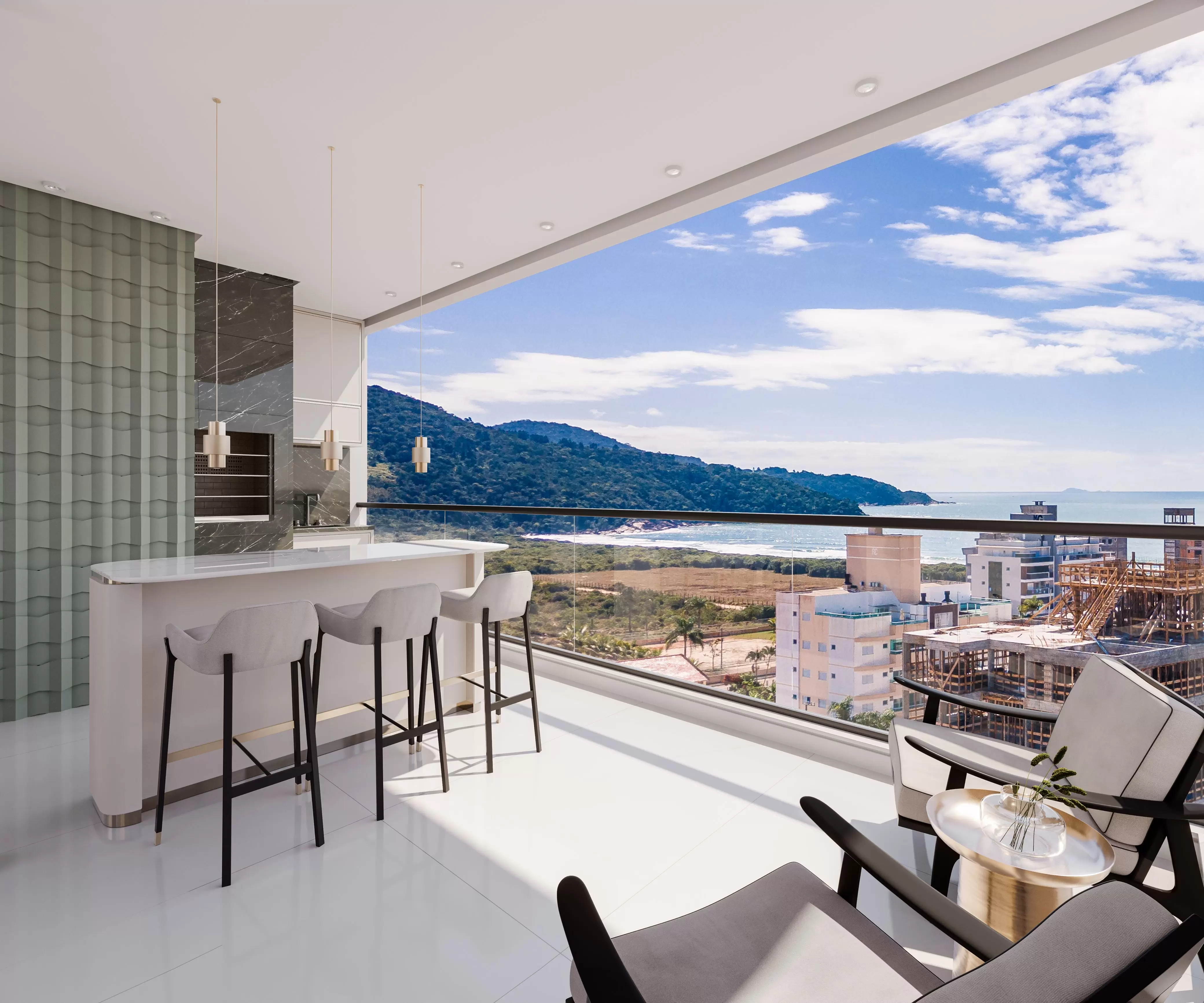 Apartamento de lujo frente al mar en Praia Grande, Santa Catarina. - Imagen 8