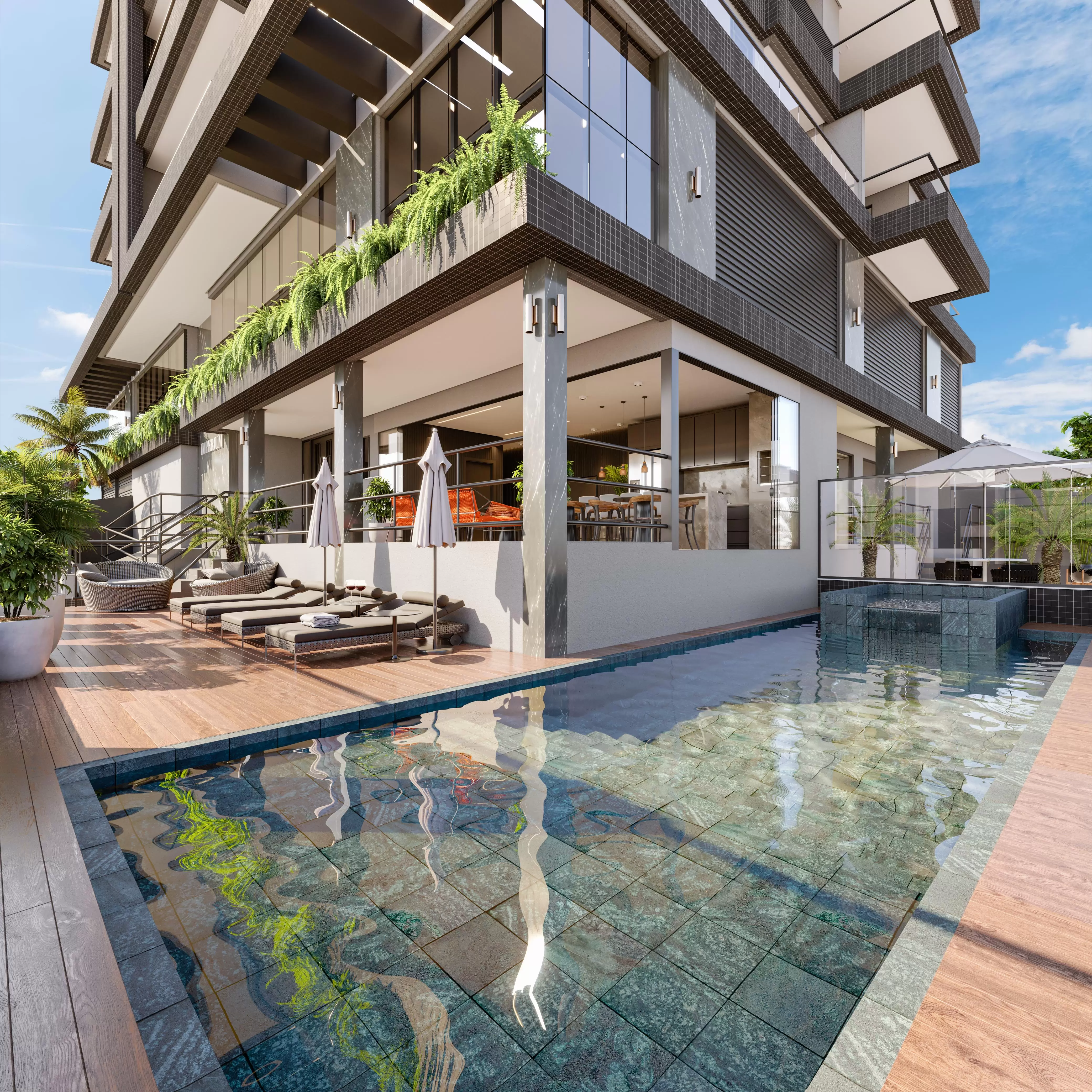 Apartamento de lujo frente al mar en Praia Grande, Santa Catarina. - Imagen 9