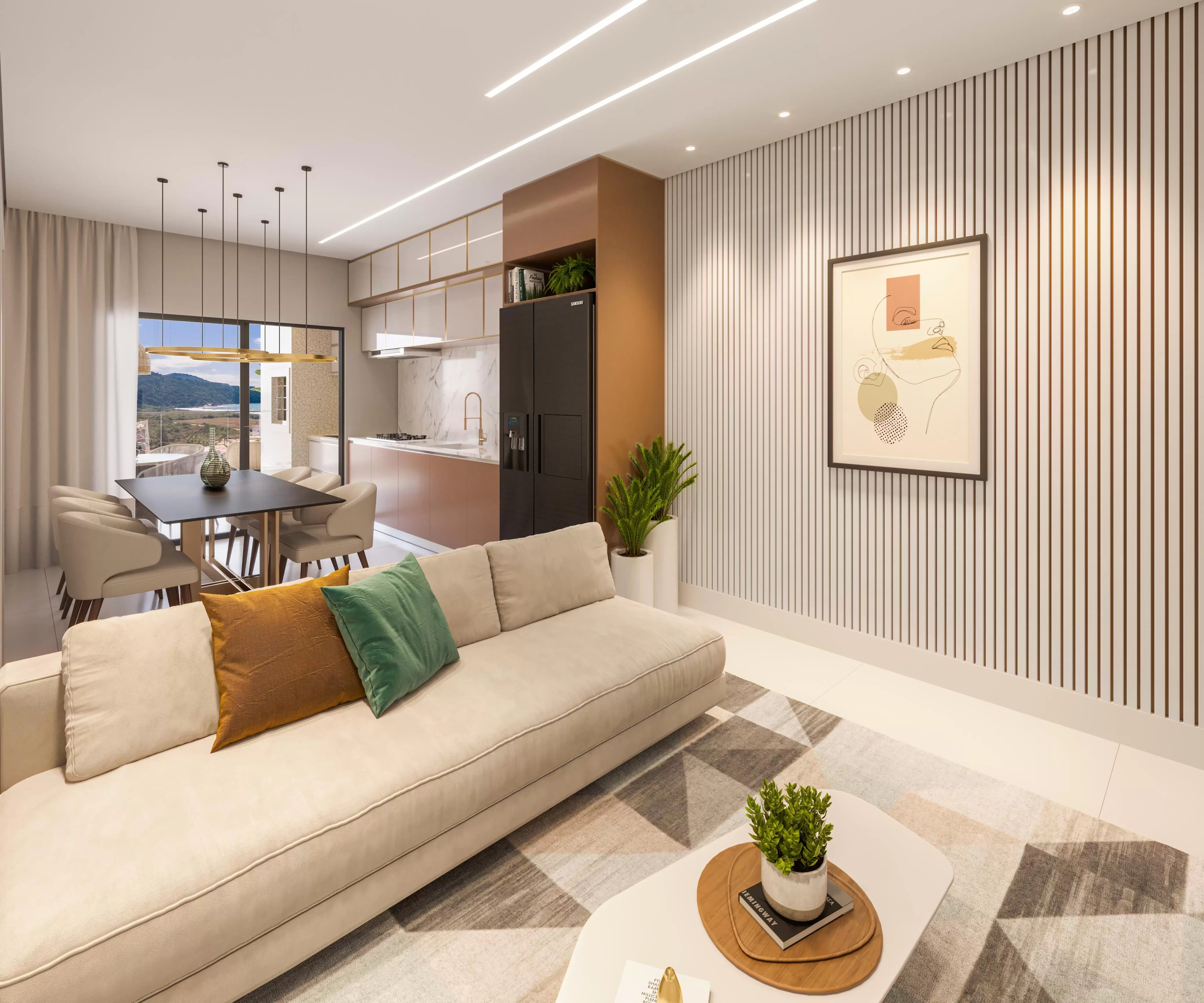 Apartamento de lujo frente al mar en Praia Grande, Santa Catarina. - Imagen 12