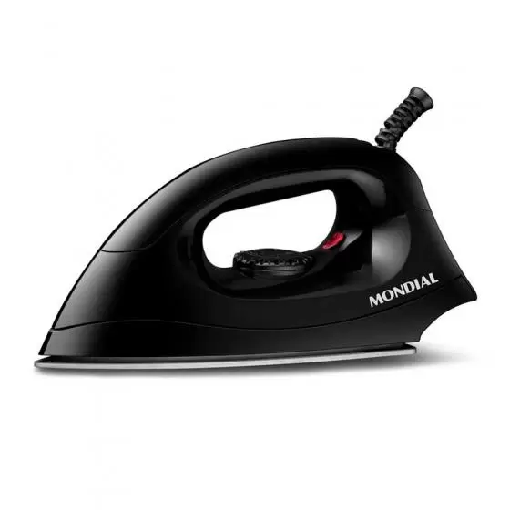 ¡Plancha seca Mondial FSN-55-B! Potente y elegante para tus prendas.