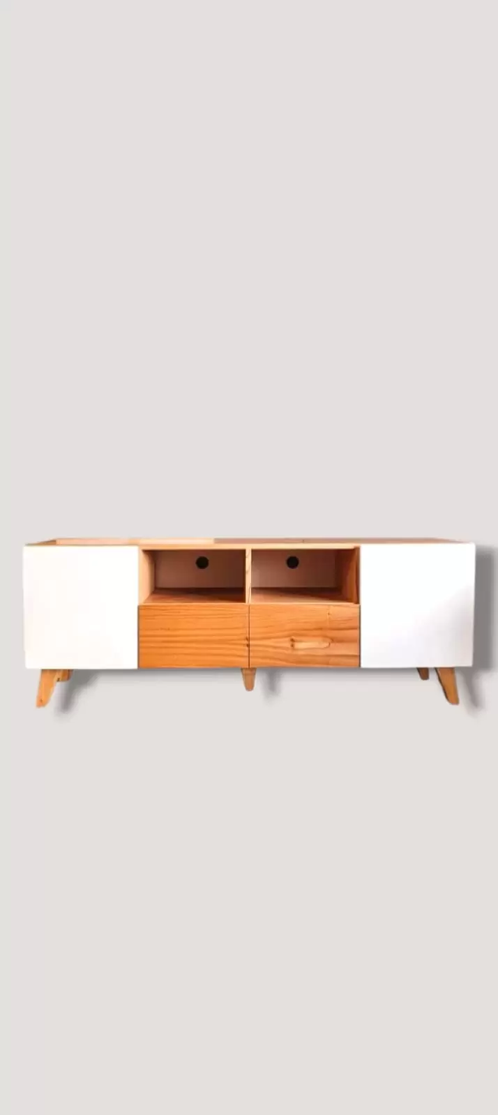 Modulares de melamina blanca y pino para hogar y muebles