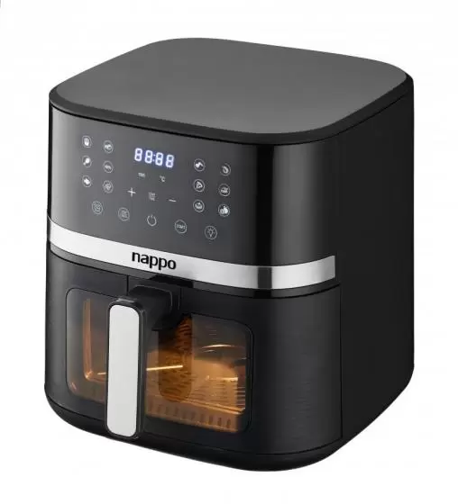 Freidora sin aceite digital Nappo 7L negra - Nueva en stock