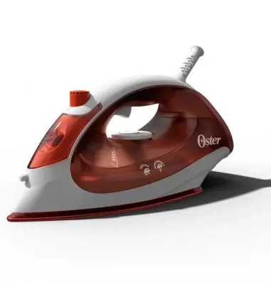 Plancha de Vapor Oster Compacta: Eficiencia y Versatilidad en Rojo