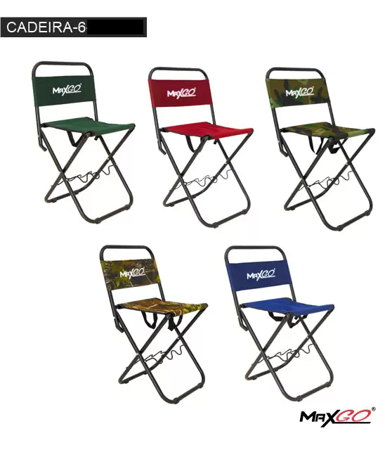 Silla Plegable Maxgo Cadeira-6 para Camping y Actividades al Aire Libre