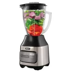 Licuadora Oster® con motor reversible y vaso de vidrio resistente