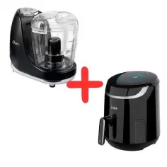 Combo Oster: Freidora Saludable y Mini Procesador Eficiente