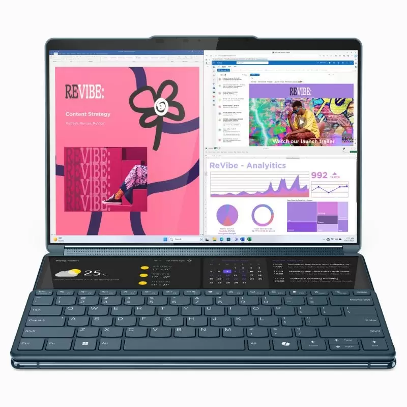 Lenovo YogaBook 9i: Notebook Doble Pantalla, Potente y Versátil