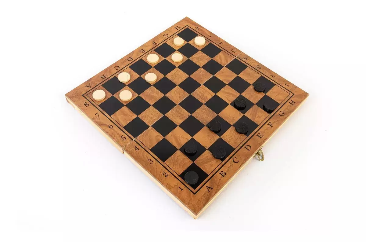 Juego de Ajedrez 3 en 1 - Tablero con Backgammon