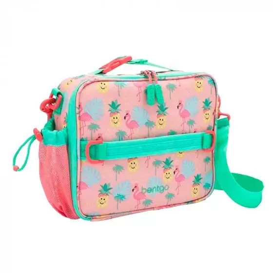 Bolson térmico Mega Star para niños con diseño tropical.