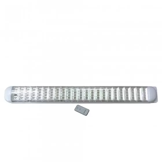 Luz de emergencia LED portátil con batería recargable y alimentación solar