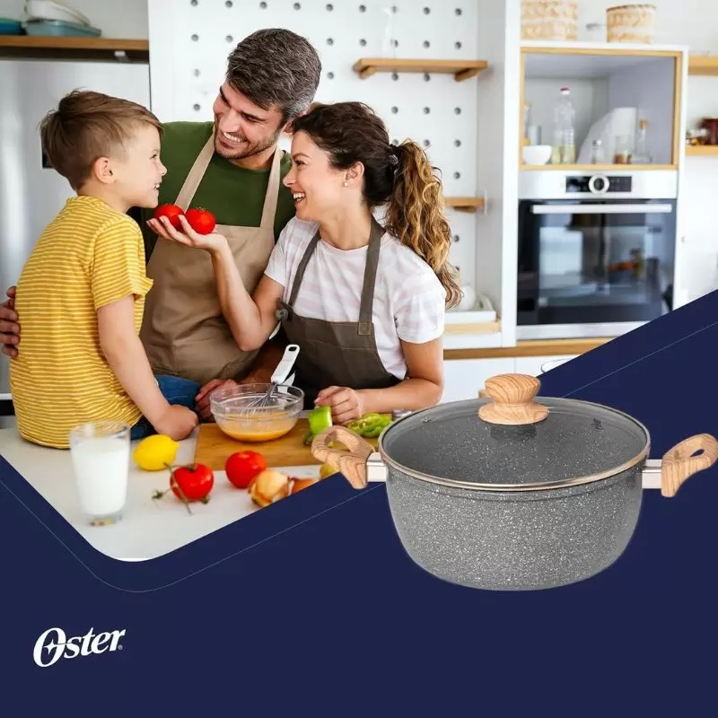 Olla Oster Marble Edition 7.5L, diseño moderno y funcional