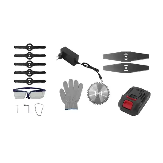 Bordeadora inalámbrica Nappo NHJ-249 - Velocidad 8000 RPM, 18V, 1500 mAh.