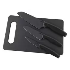 Set Oster: Cuchillos Esenciales y Tabla de Cortar