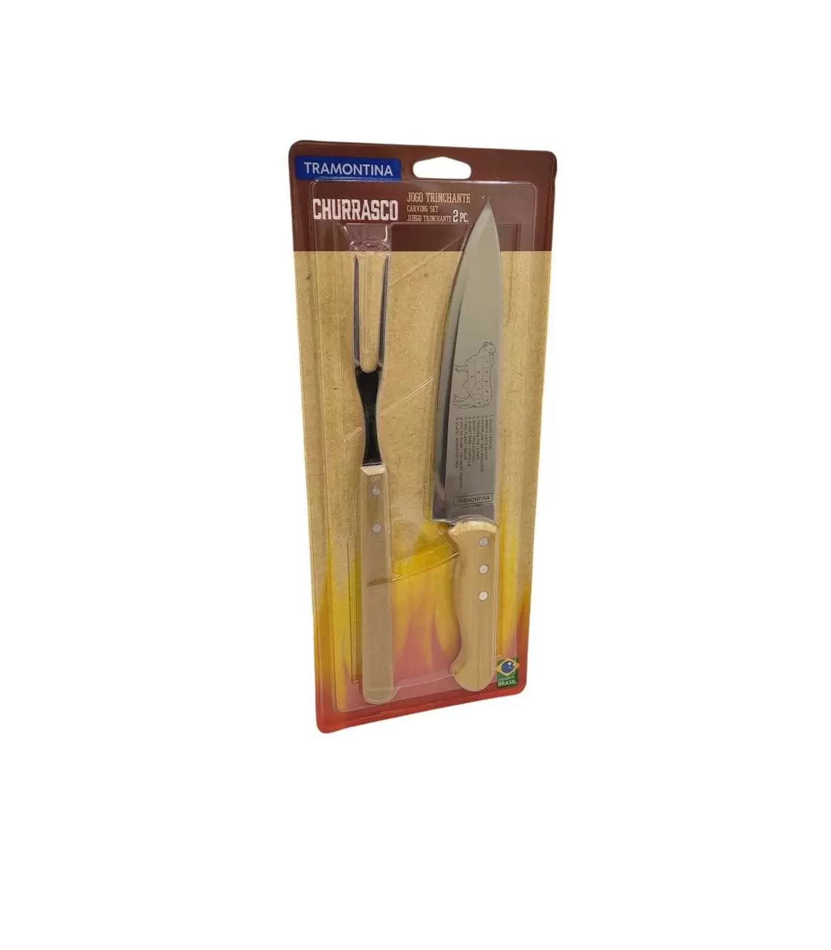 Juego Tramontina para Asado 2 Piezas - ¡Completa tu parrilla!