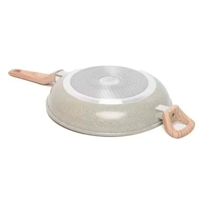 Sartén Oster Beige 2Lts con Tapa y Biocerámica Antiadherente