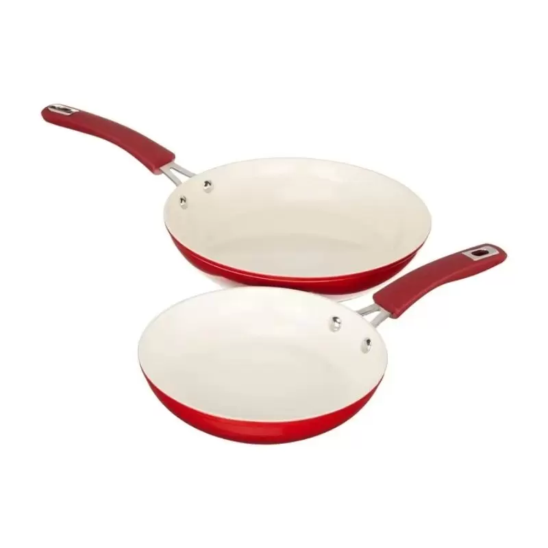 Set de Ollas Oster 5 Piezas Cerámica Rojo, Moderno y Funcional