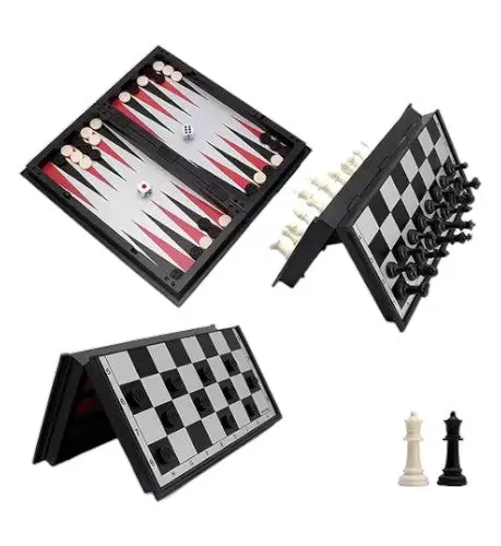  Set de Juegos 3 en 1 Magnético - ¡Diviértete en Familia!